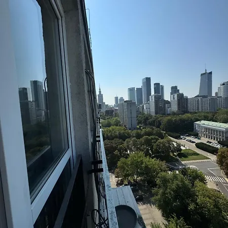 с видом, центр варшавы *